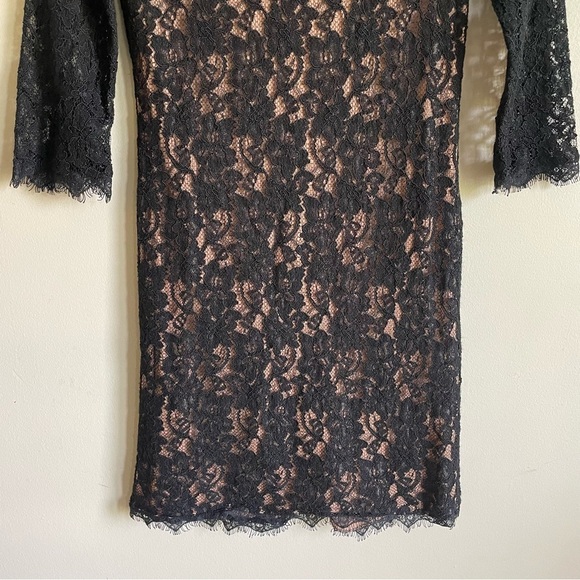 Babaton Black Lace Mini Dress - Picture 6 of 7